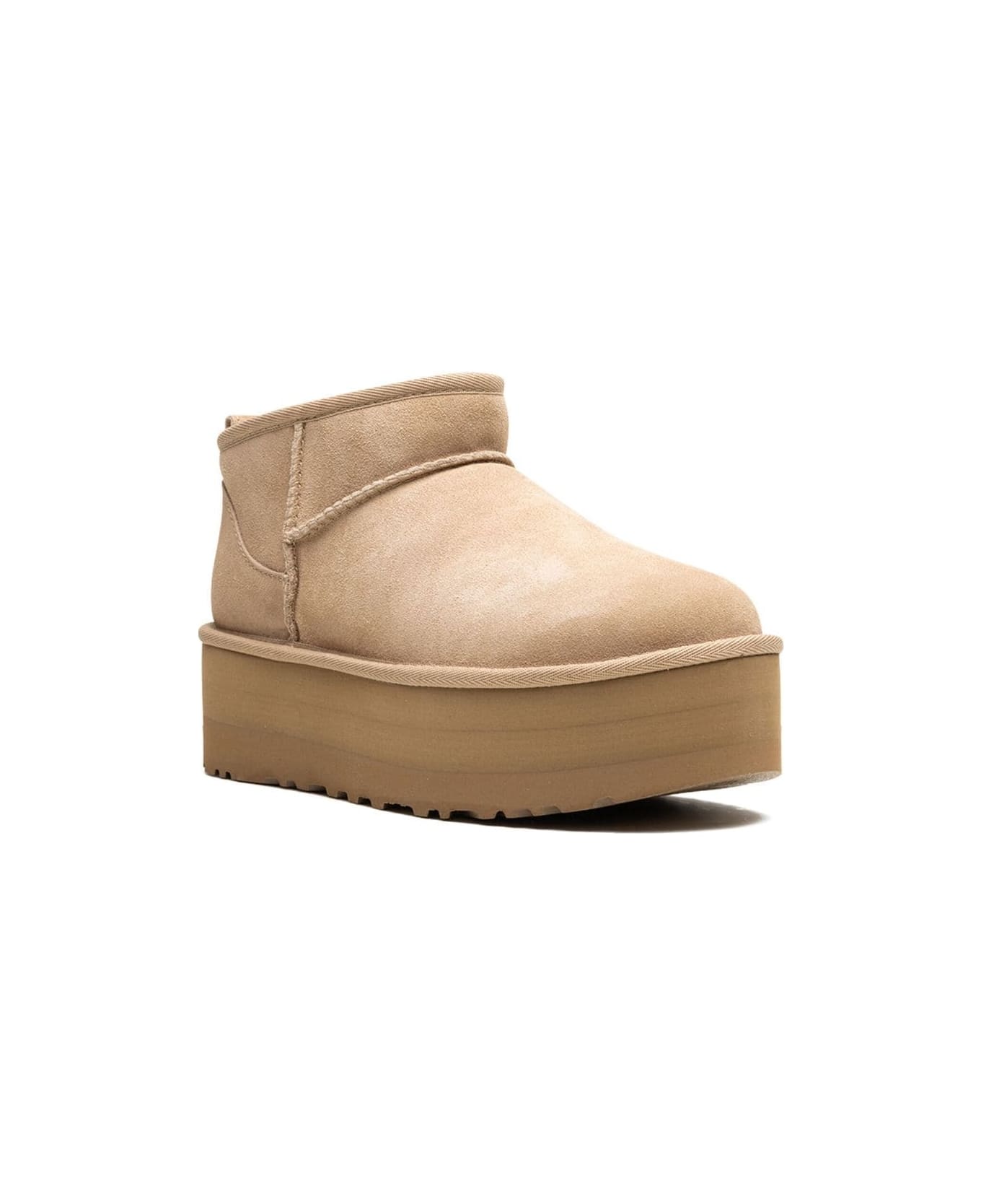 UGG W Classic Ultra Mini Platform - Sand