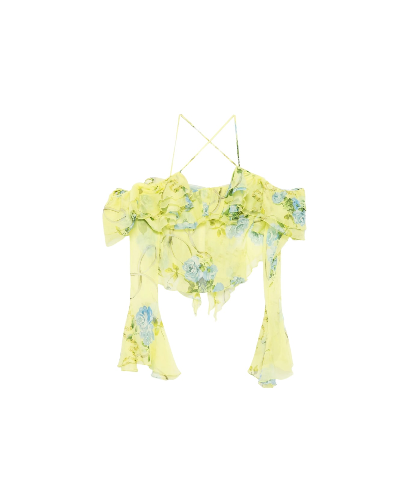 Blumarine Shirt - YELLOW/BLUE