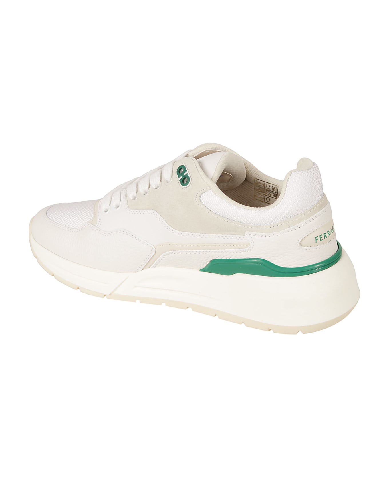 Ferragamo Cosma Low Sneakers - White
