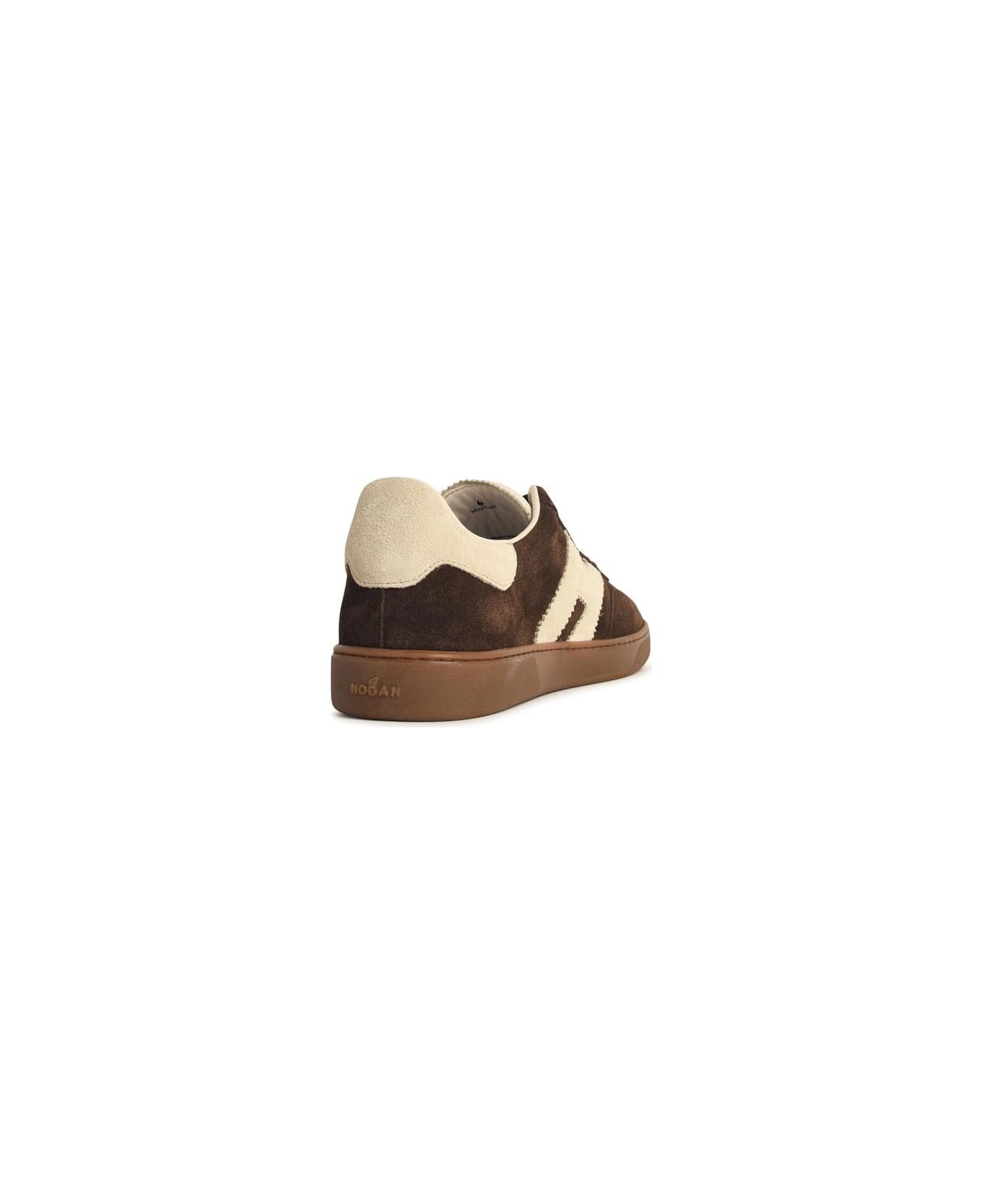 Hogan 'cool' Brown Suede Sneakers - Brown
