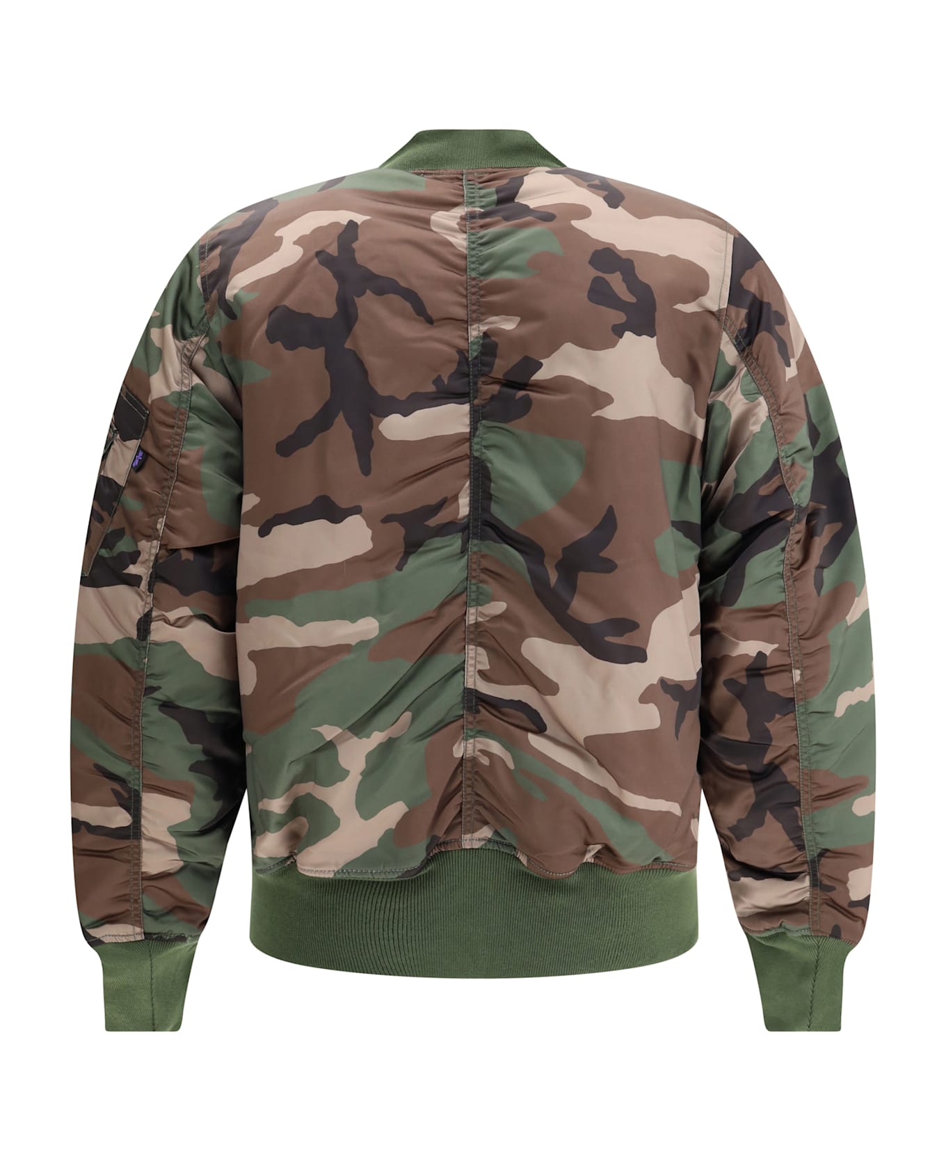 Alpha Industries Ma-1 Base Camo Flight Bomber Jacket