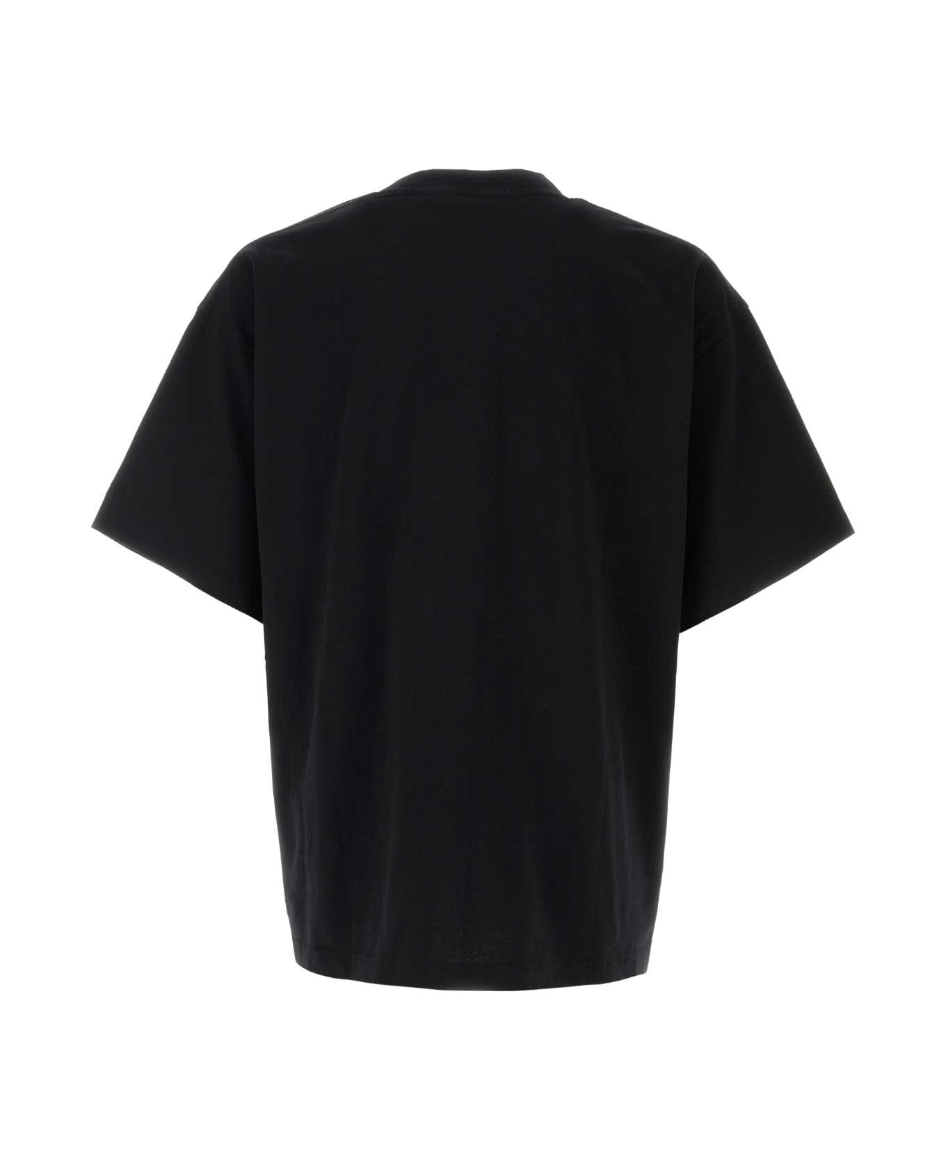 Alexander Wang Black Cotton Oversize T-shirt - Black