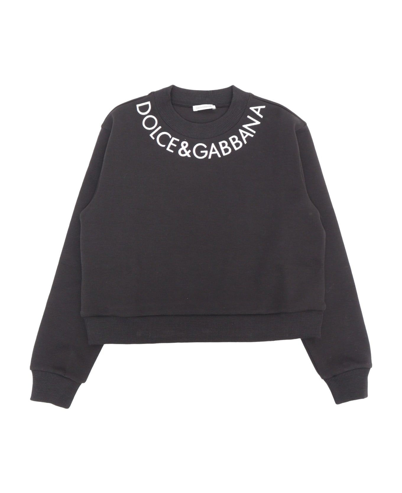 Dolce & Gabbana D&g Black Sweatshirt - BLACK