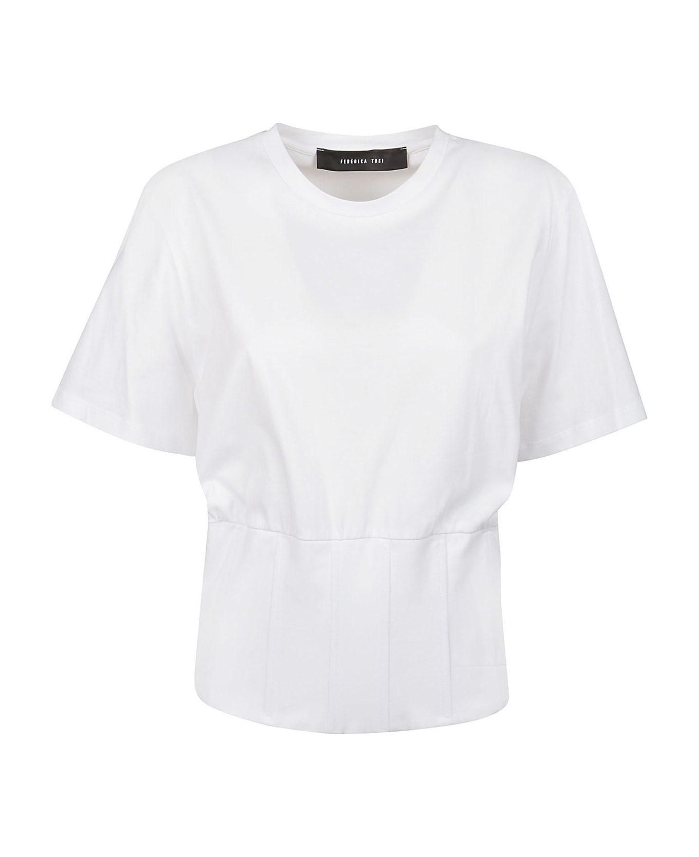 Federica Tosi Pannelled T-shirt - Bianco