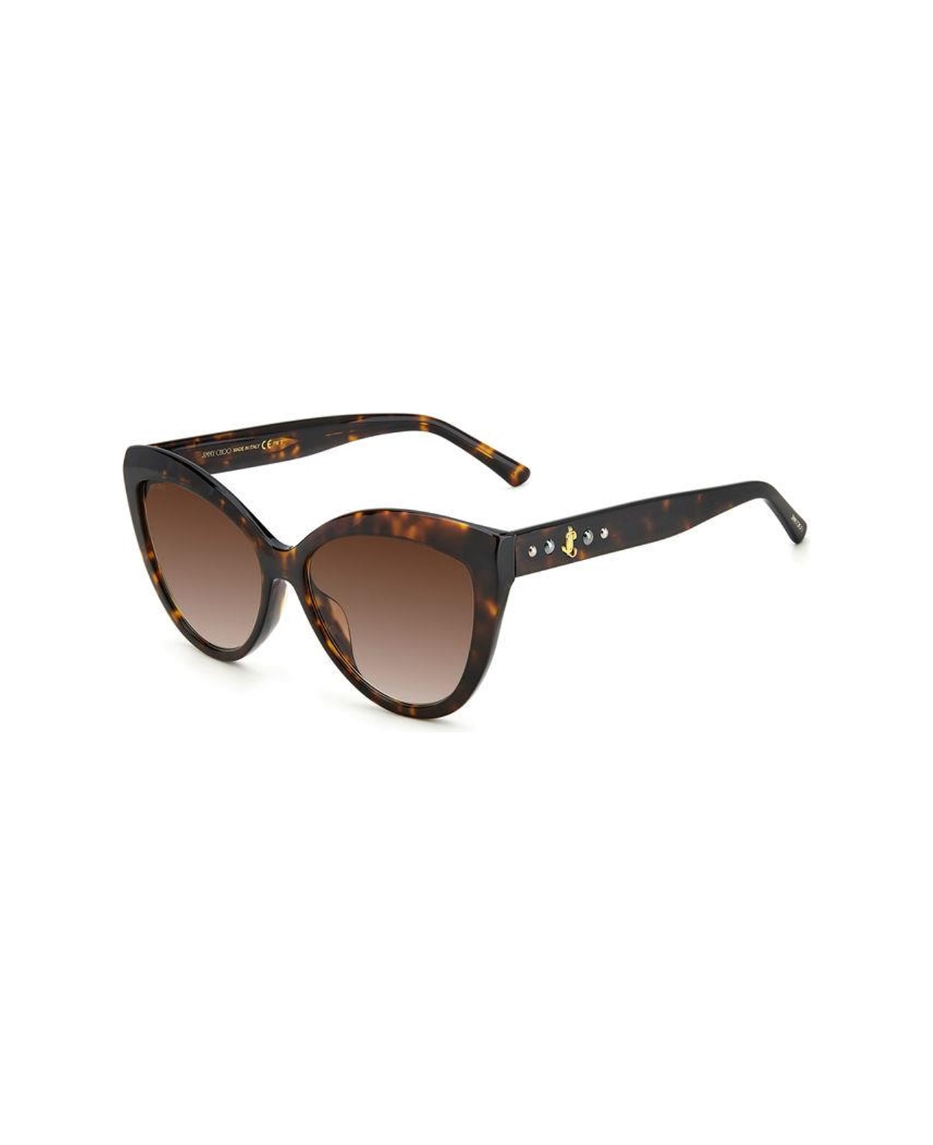 Jimmy Choo Eyewear Sinnie/g/s Top sunglasses - Marrone