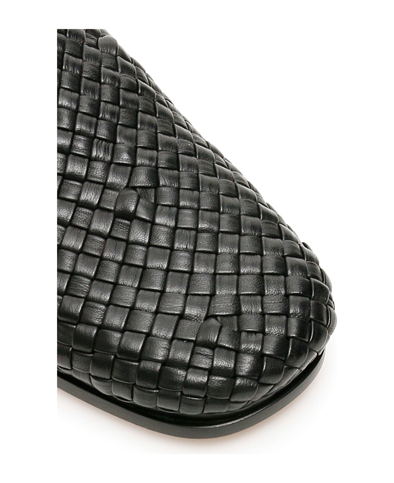 Bottega Veneta Intreccio Slipper - NERO (Black)