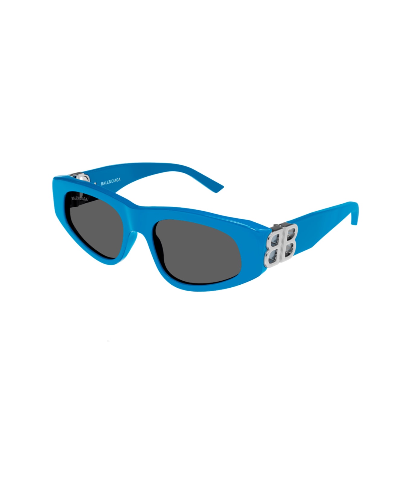 Balenciaga Eyewear Bb0095s Sunglasses - 011 LIGHT BLUE SILVER GREY