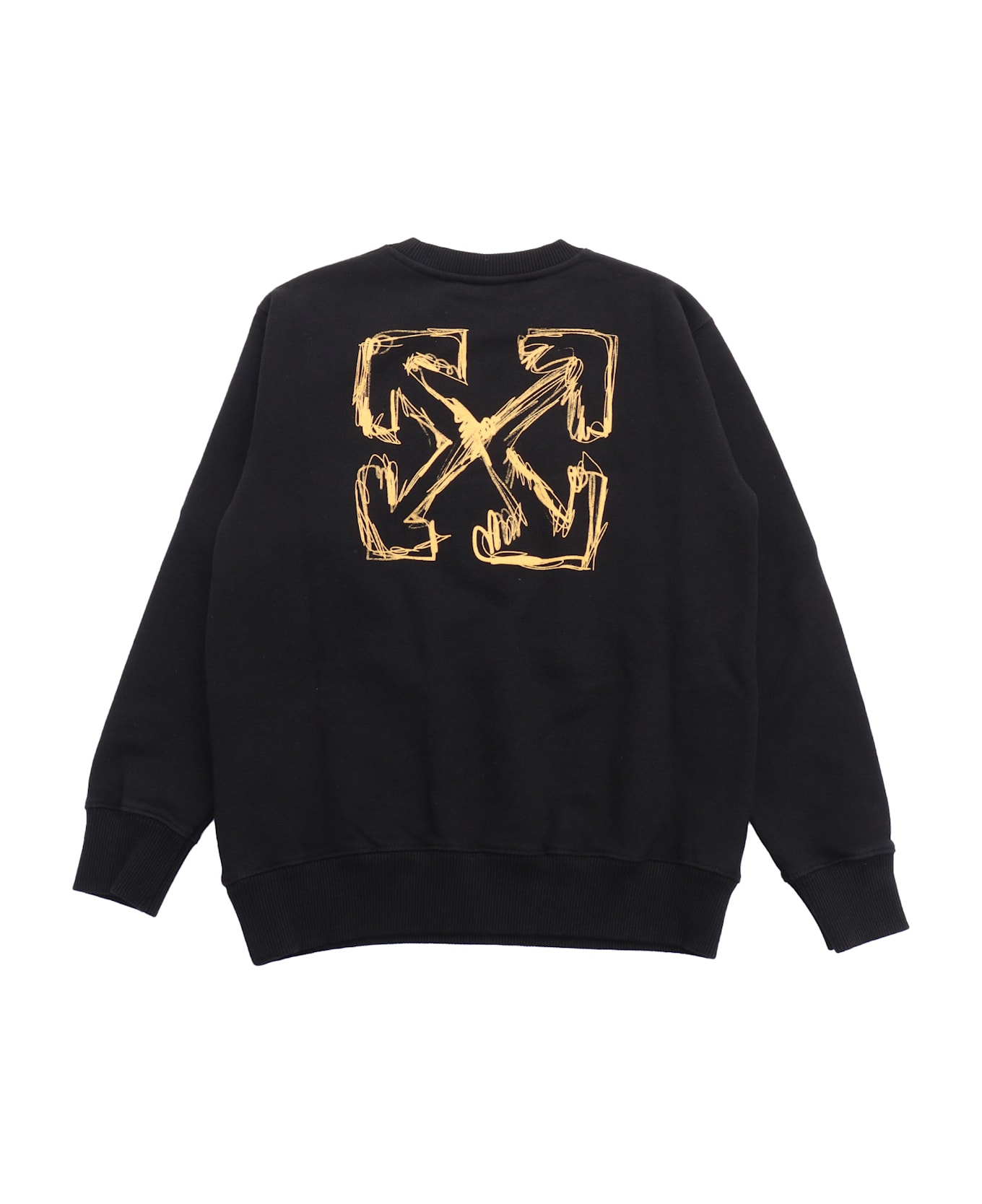 Off-White Arrow Sketch Crewneck Black - White - BLACK