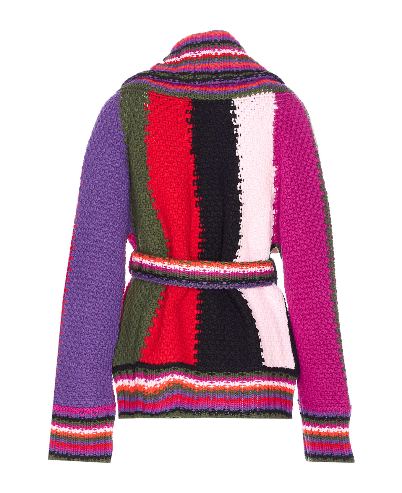 Pucci Knitted Cardigan - Red