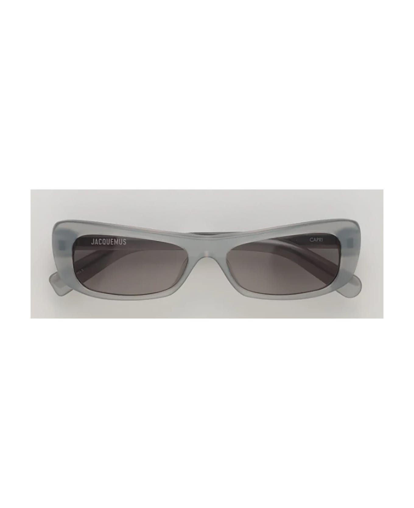Jacquemus CAPRI Sunglasses - Metallic Grey/matt Black