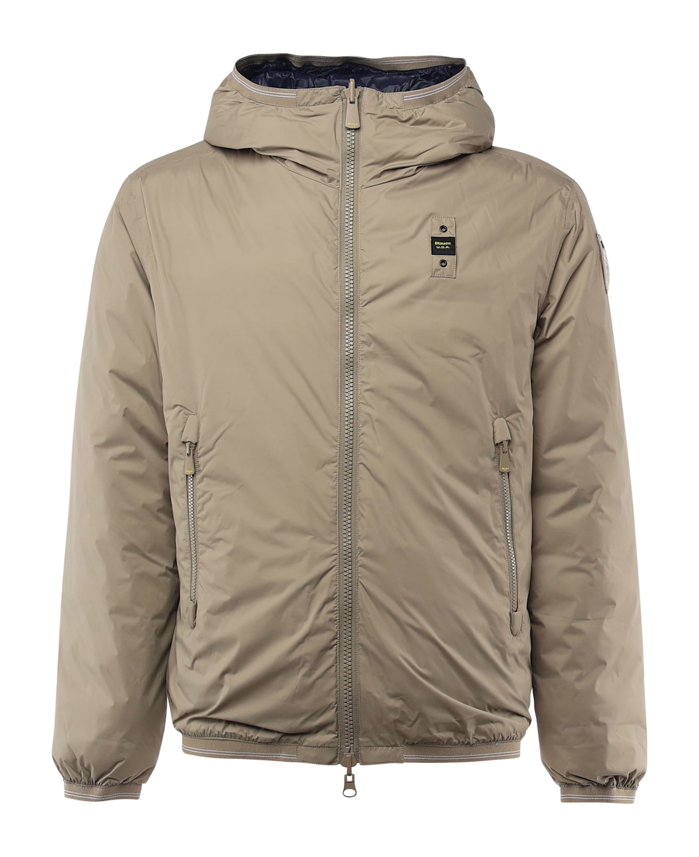 Blauer Donald Reversible Heat-sealed Jacket - Beige