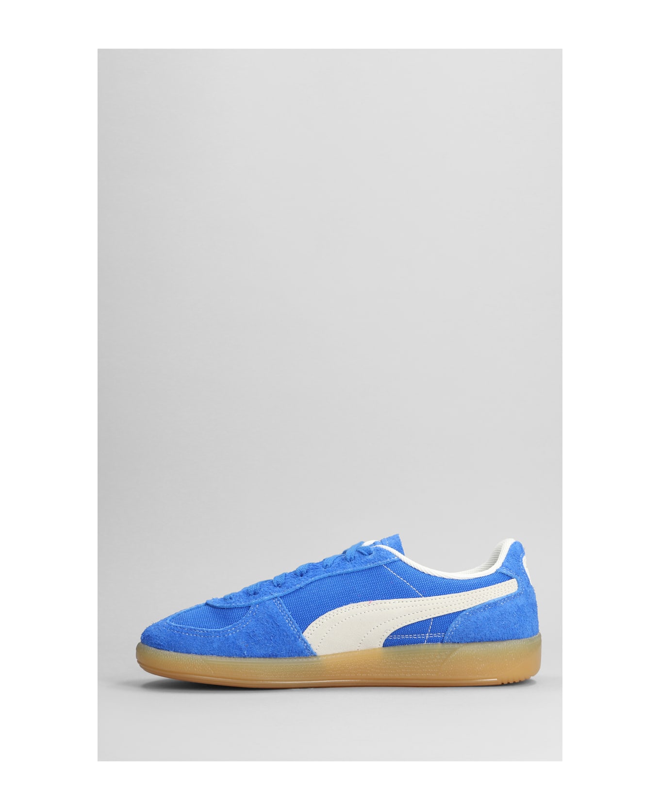 Puma Palermo Sneakers In Blue Suede - blue