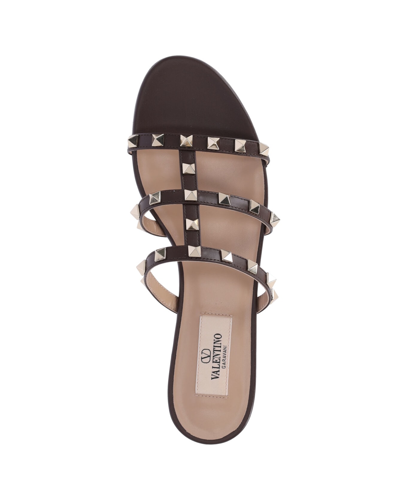 Valentino Garavani "rockstud" Sandals - Brown