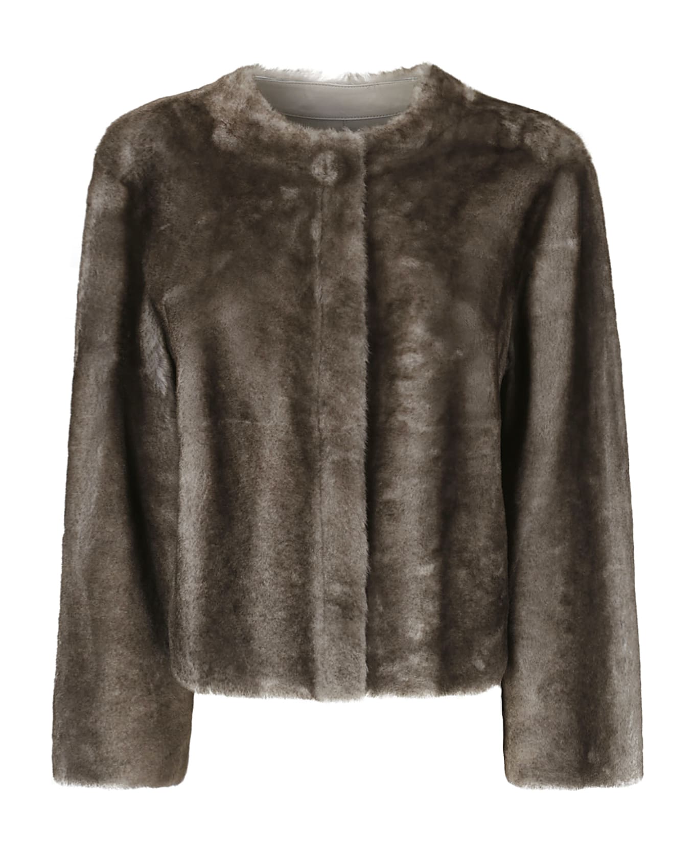 Desa 1972 Shearling Jacket - NATURAL GREY
