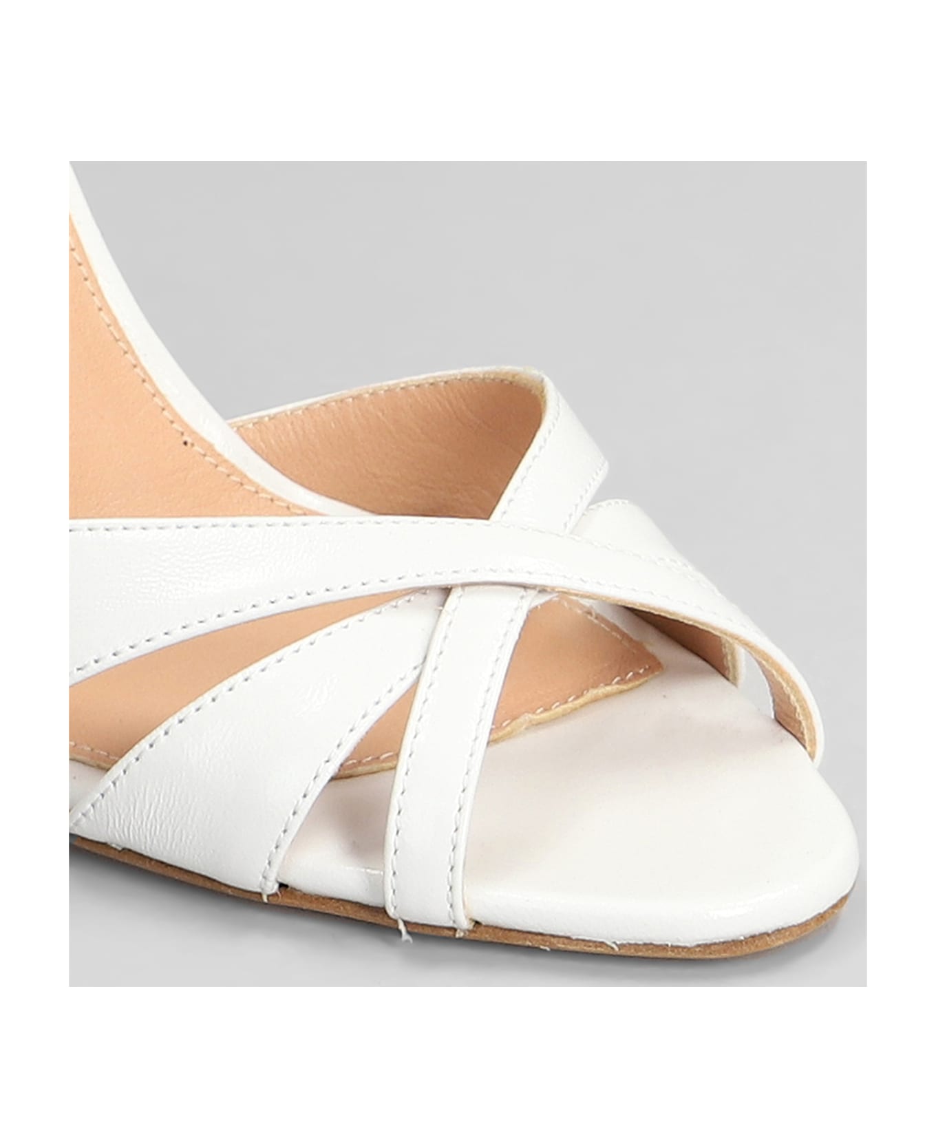 The Seller Sandals In White Leather - white