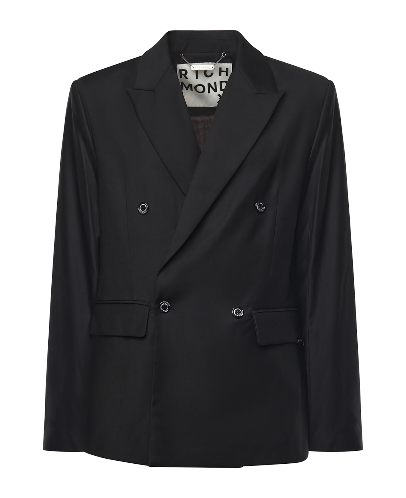 Richmond Thomasky Double-breasted Blazer - Black