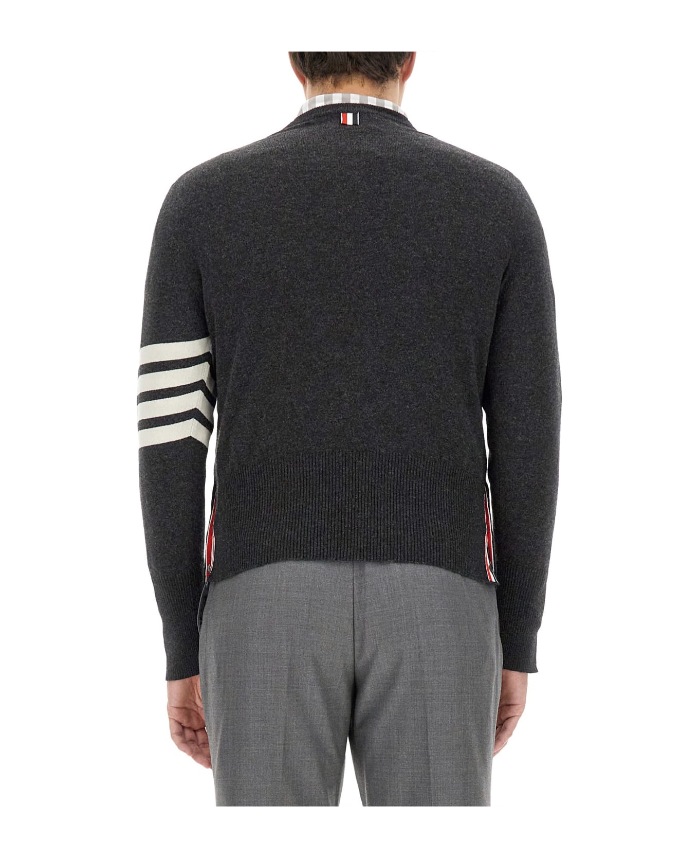Thom Browne Cashmere Sweater - dark grey ニットウェア