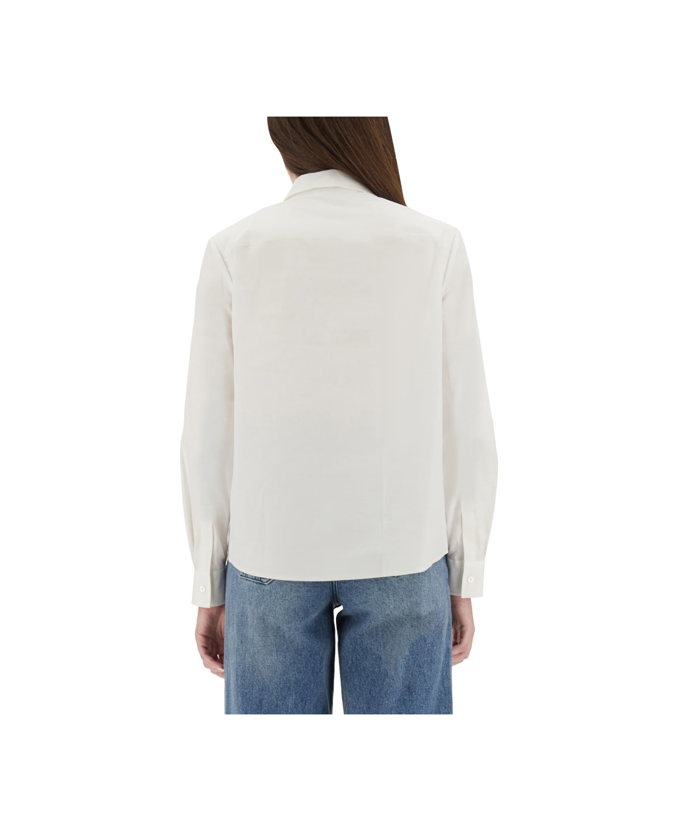 Tory Burch Cotton Poplin Shirt - WHITE