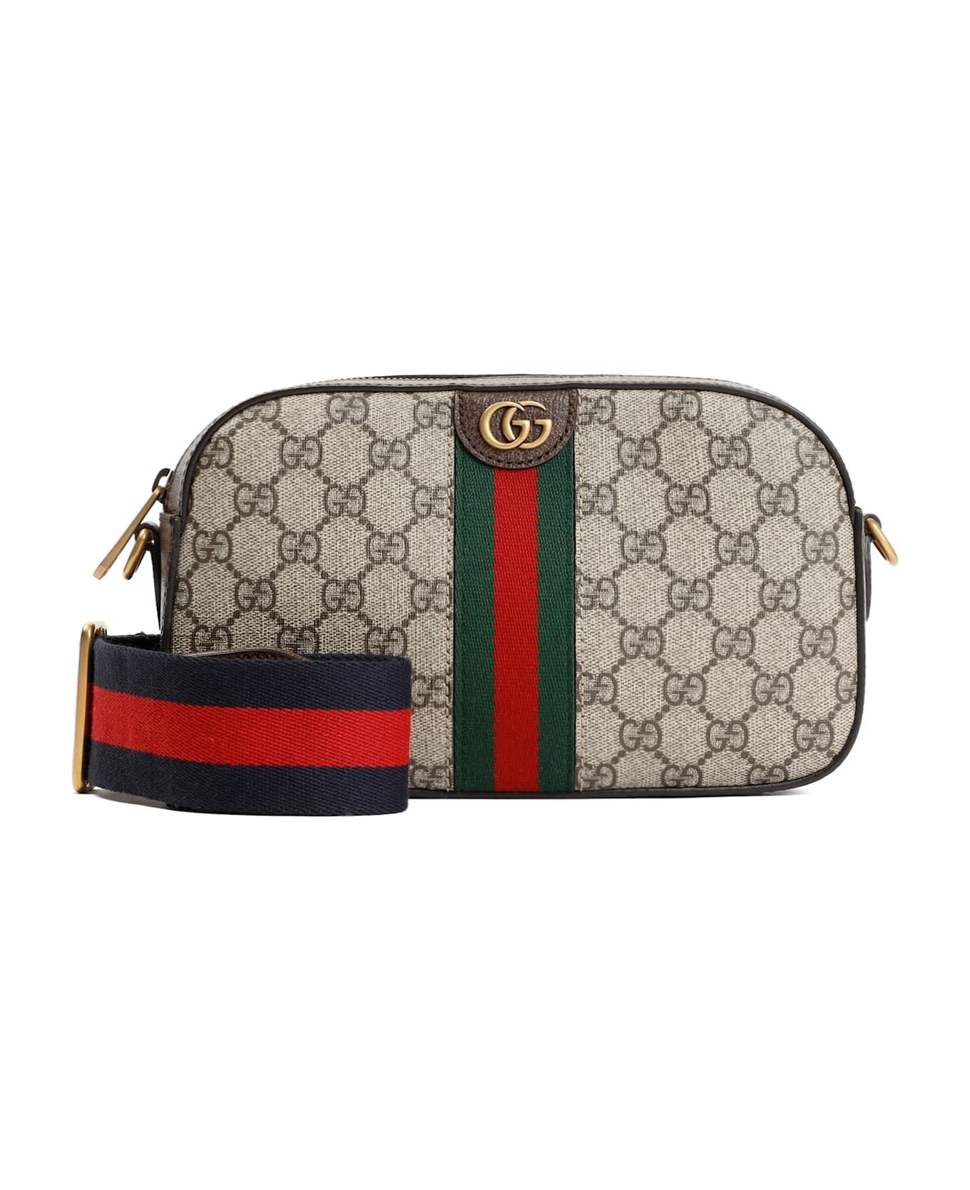 Gucci Ophidia Gg Shoulder Bag - Beige