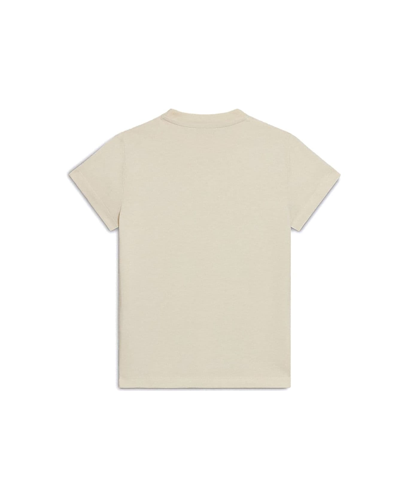 Golden Goose T-shirt Con Stampa - Cream