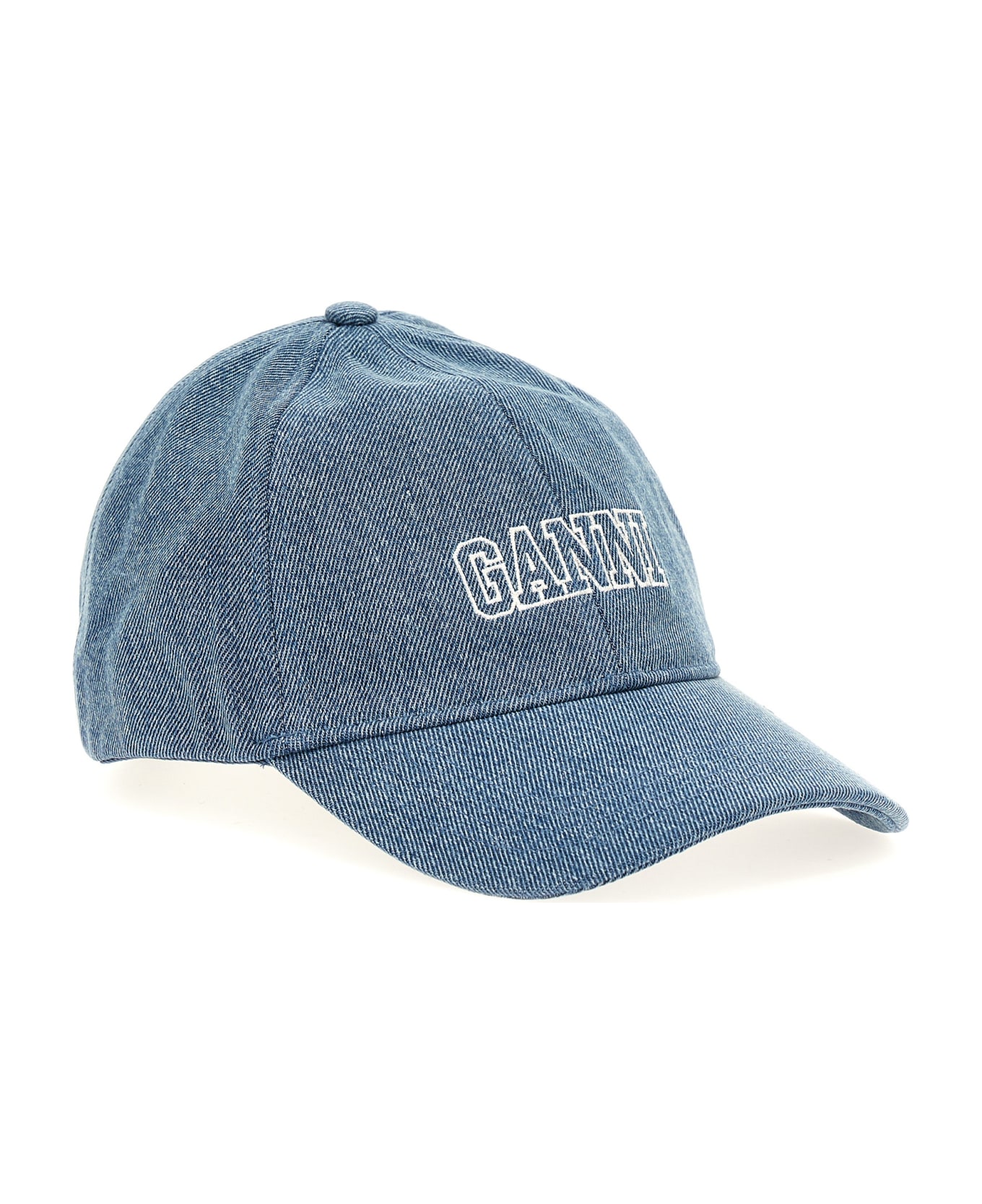 Ganni Logo Embroidery Cap - Light Blue 帽子