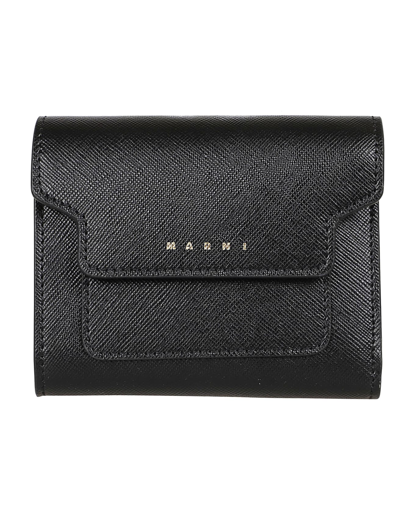 Marni Wallet Flap Squared - N Black