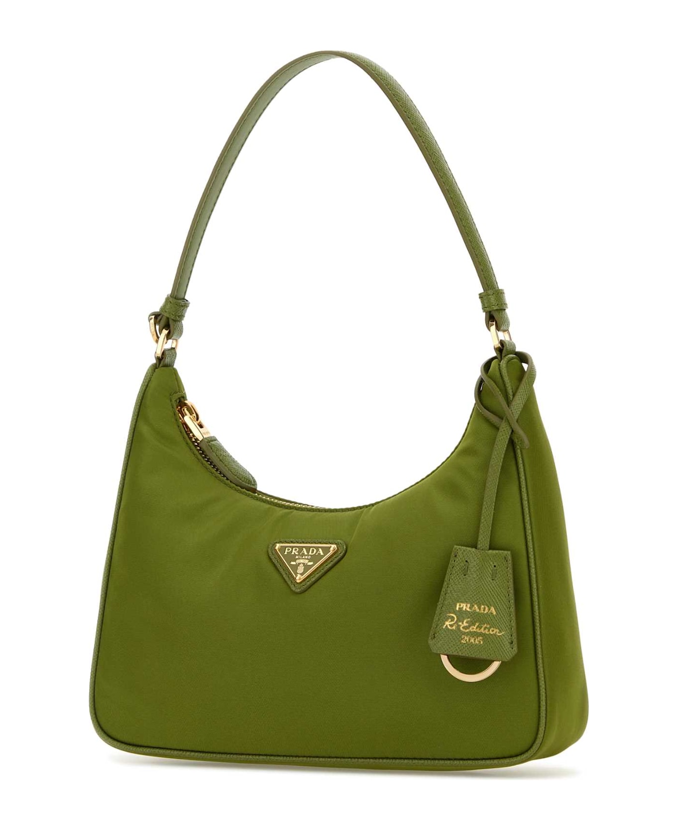 Prada Pistachio Green Re-nylon Prada Re-edition 2005 Shoulder Bag - EDERA 1