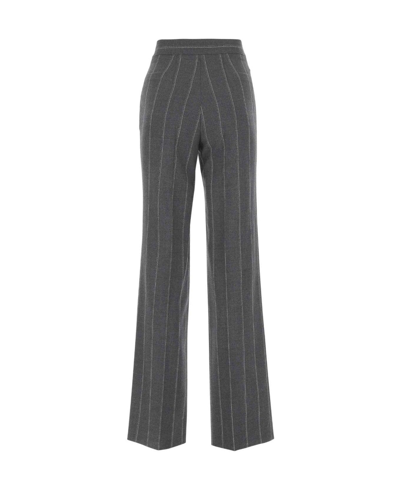 Stella McCartney Striped Tailored Trousers - Grey ボトムス
