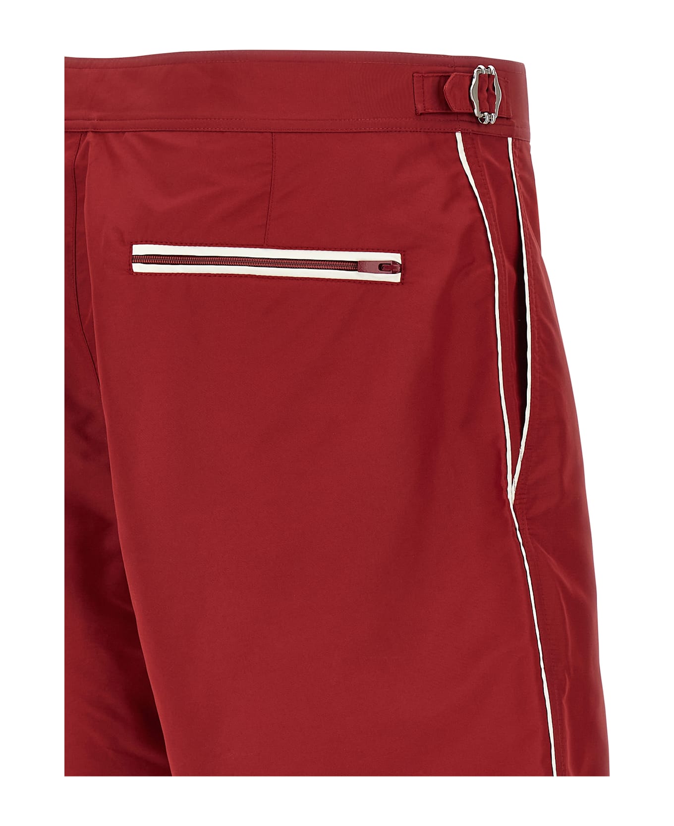 Brunello Cucinelli Logo Swimsuit - Red