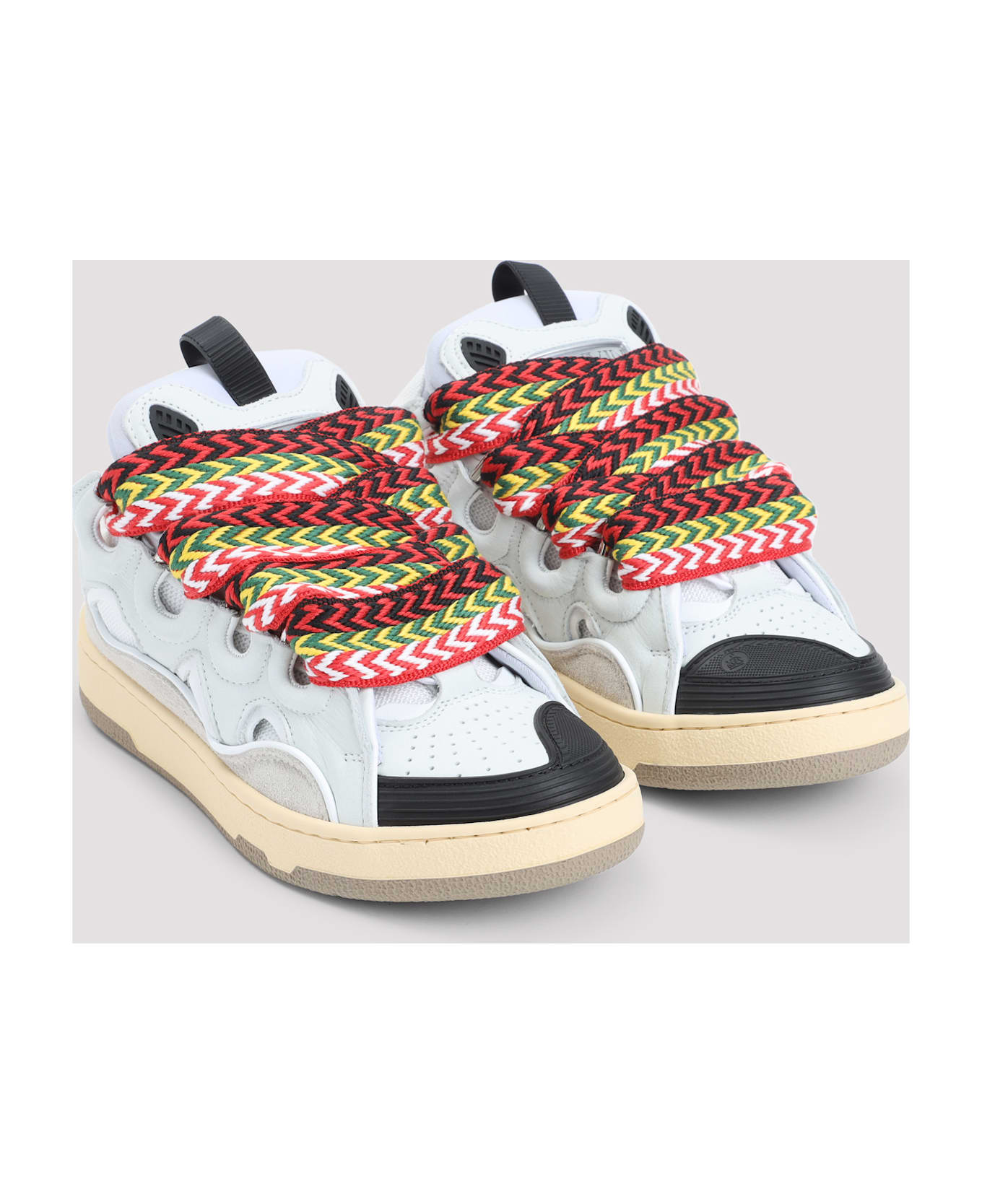 Lanvin Curb Sneakers - White