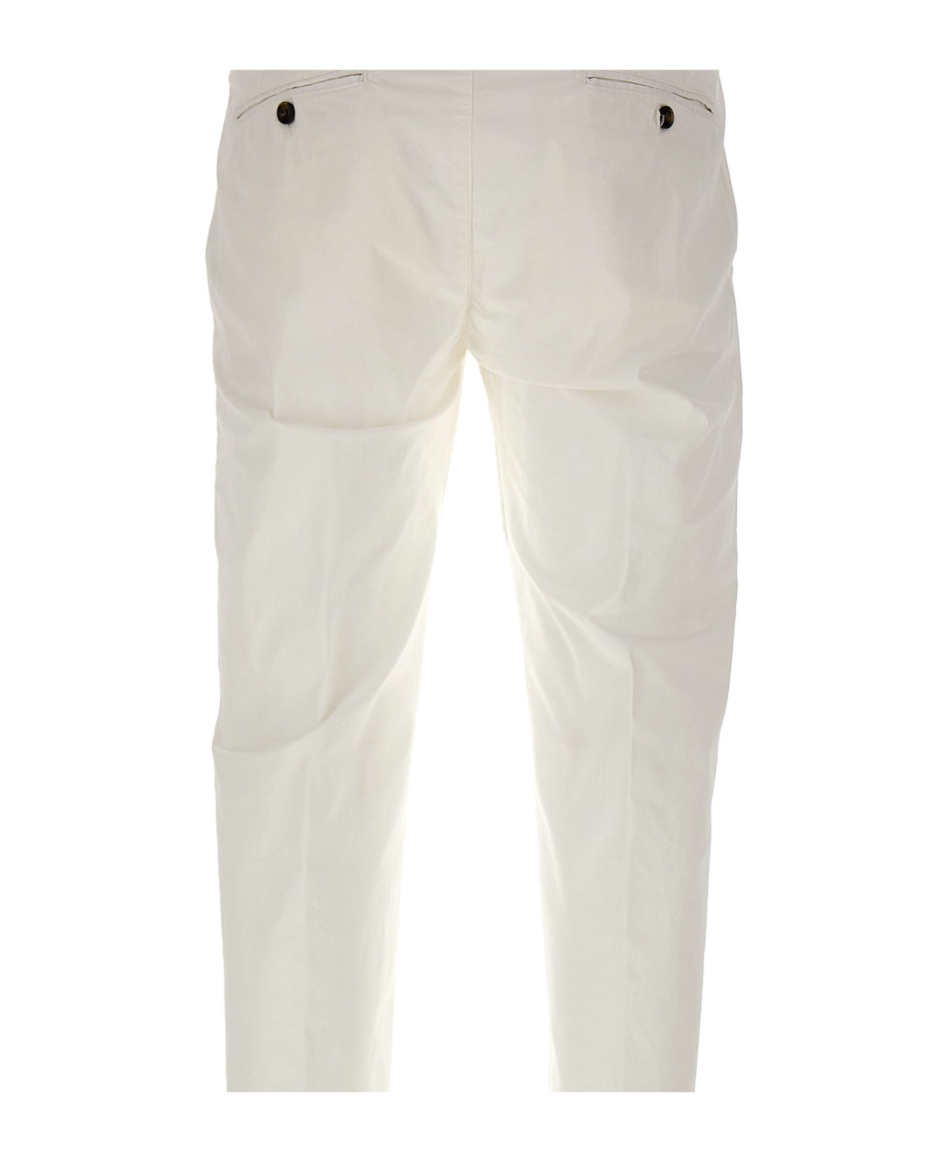 Briglia 1949 "bg05" Cotton Trousers - WHITE ボトムス