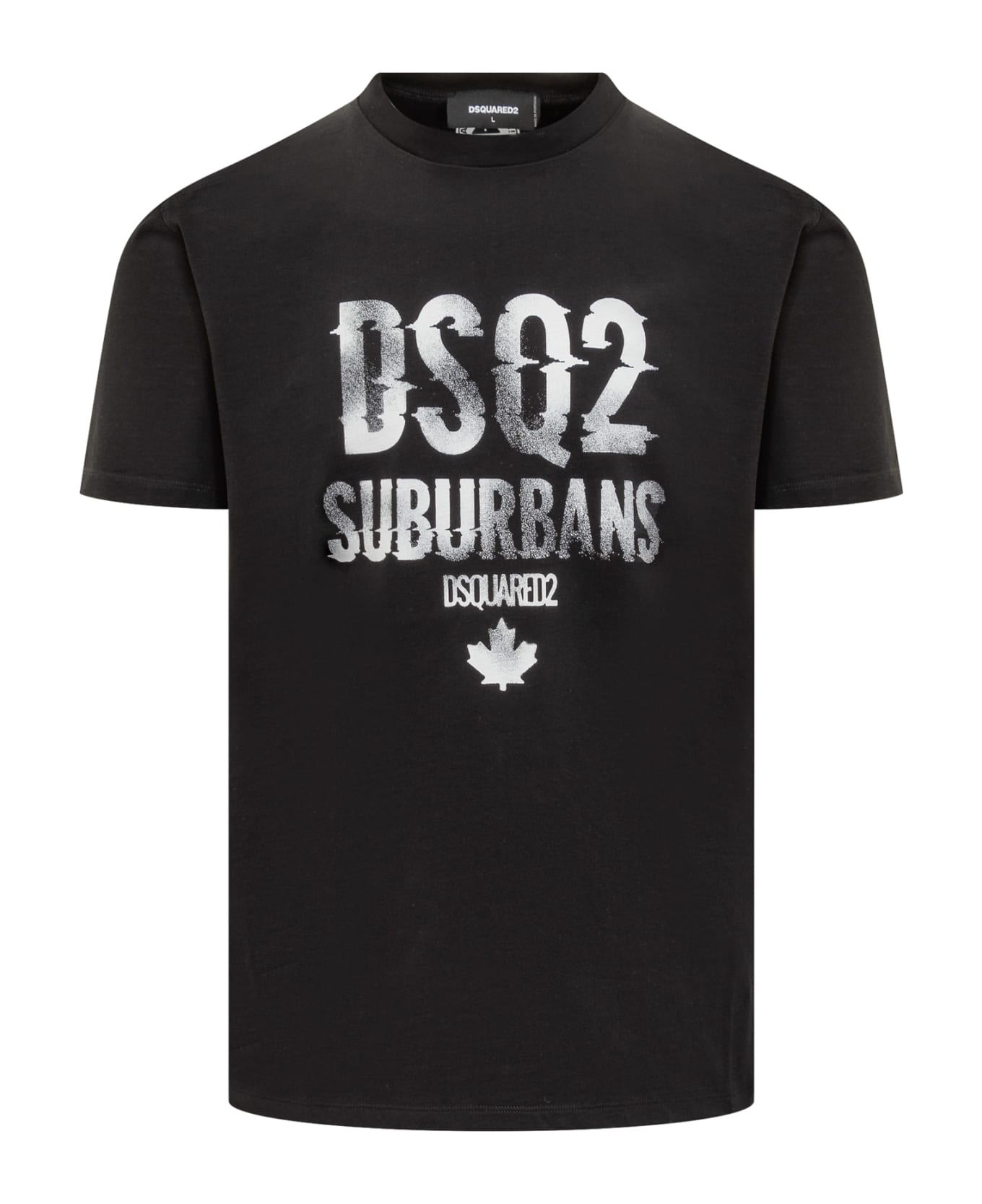 Dsquared2 Cotton T-shirt - Black シャツ
