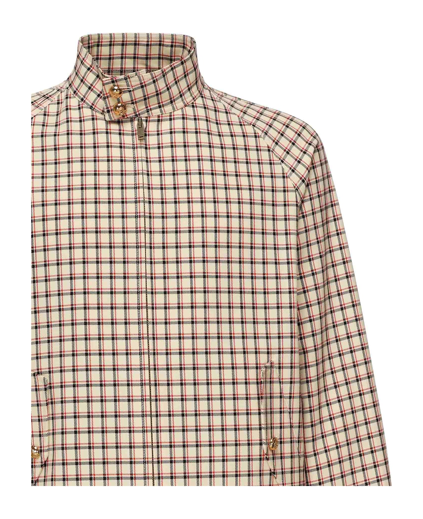 Valentino Garavani Checked Cotton Jacket - Yellow/Black/Red
