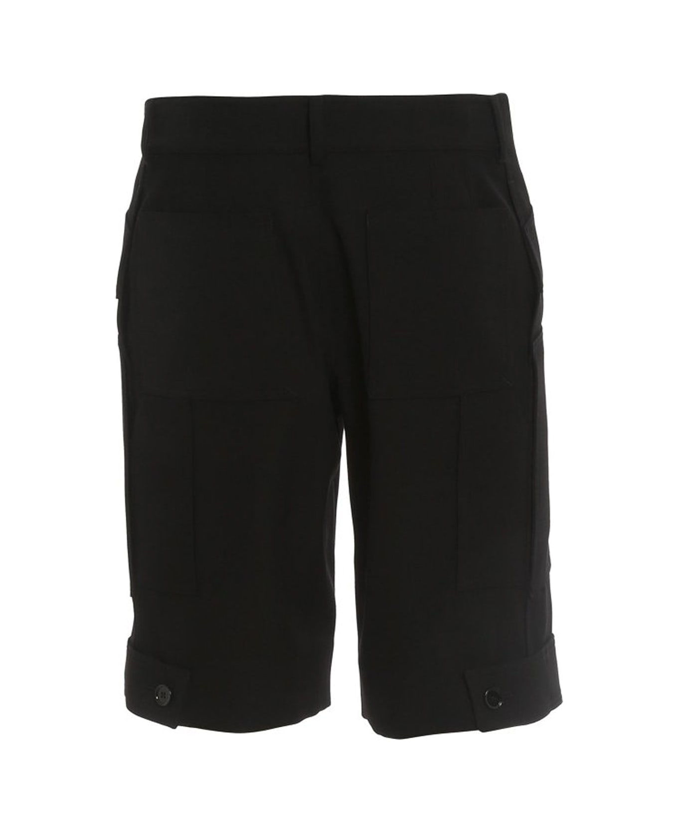 Burberry Wool Bermuda Shorts - Black