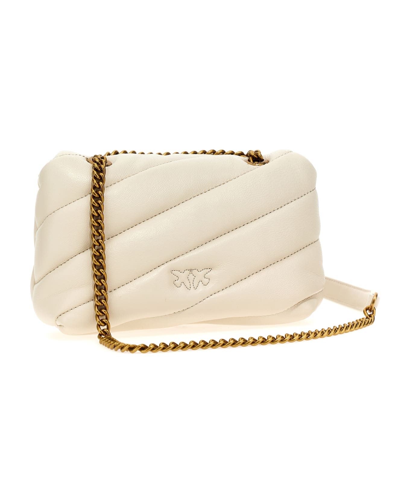 Pinko 
baby Love Bag Puff Maxi Quilt
 Crossbody Bag - White