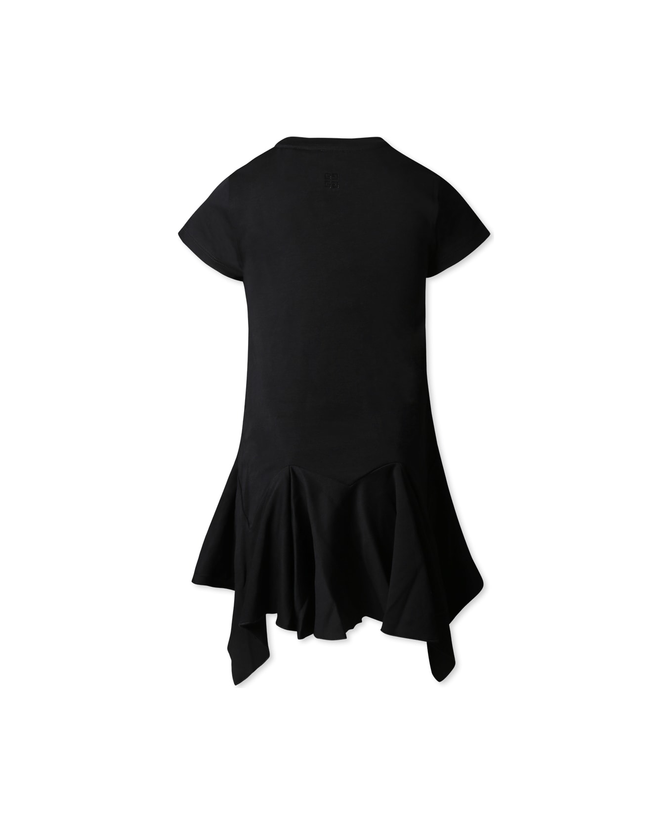 Givenchy Black Dress For Girl With Logo - Black
