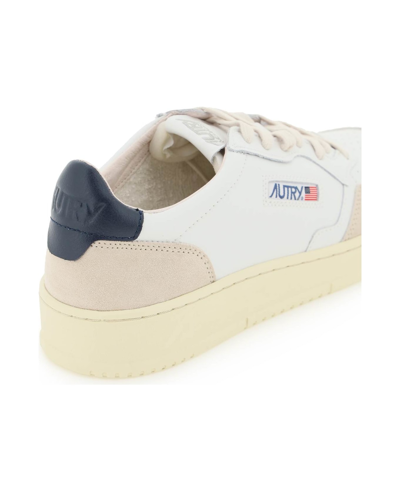 Autry Medalist Suede Sneakers - White