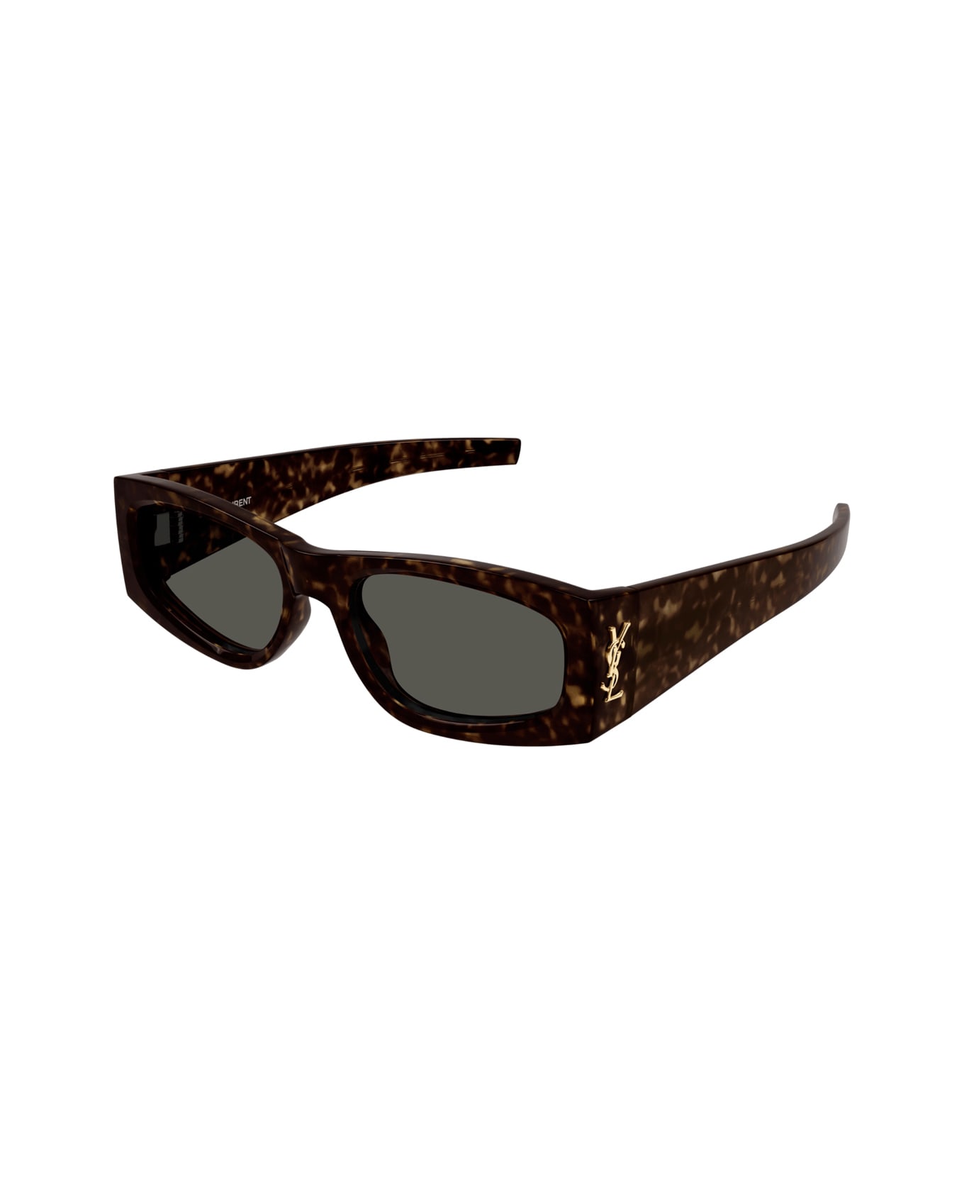 Saint Laurent Eyewear Saint Laurent Sl M140 Linea Monogram 003 Havana Grey Sunglasses - Marrone