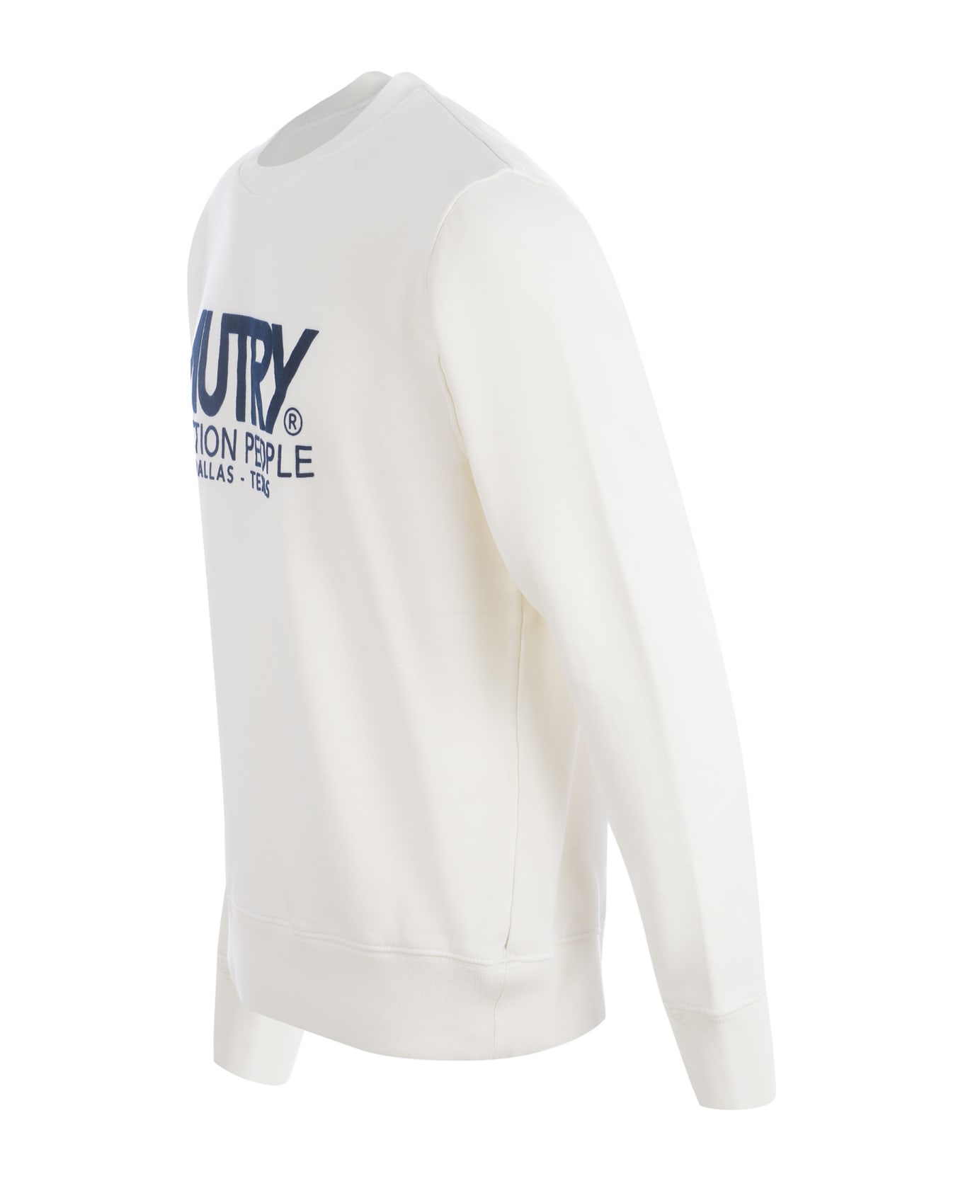 Autry Sweatshirt Autry In Cotton - Bianco