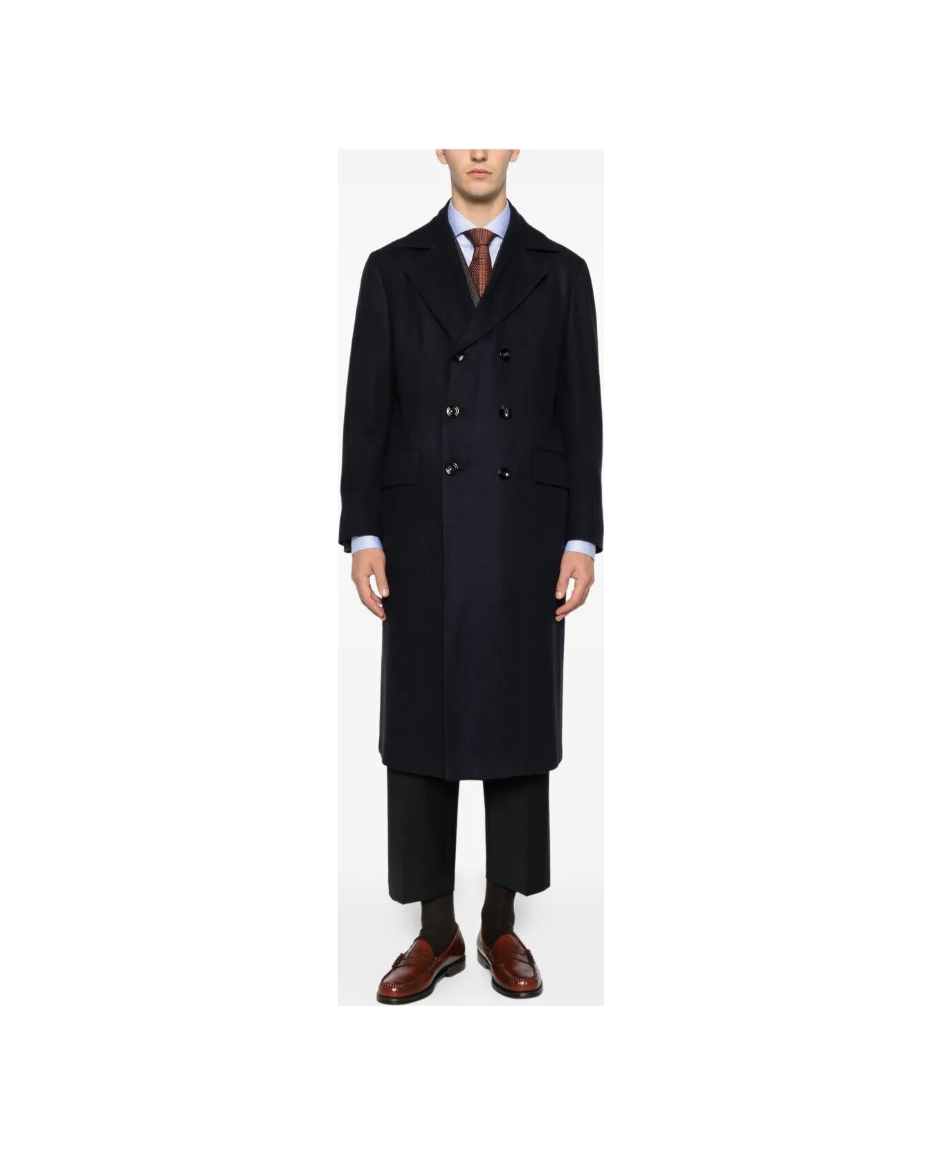 Kiton Coat - Blue