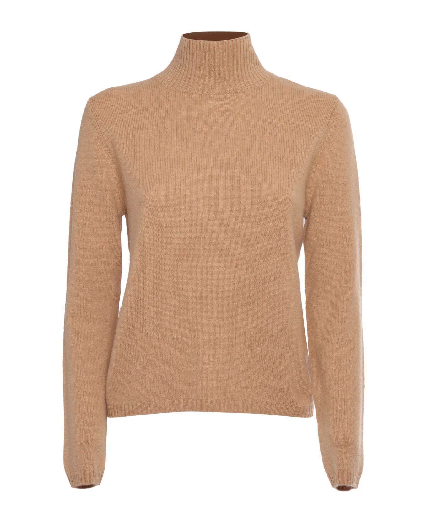 Kangra Regular Fit Turtleneck Sweater - BROWN