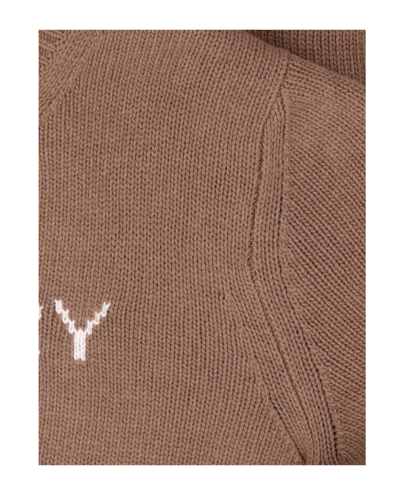 Burberry Wool And Cashmere Sweater - Brown