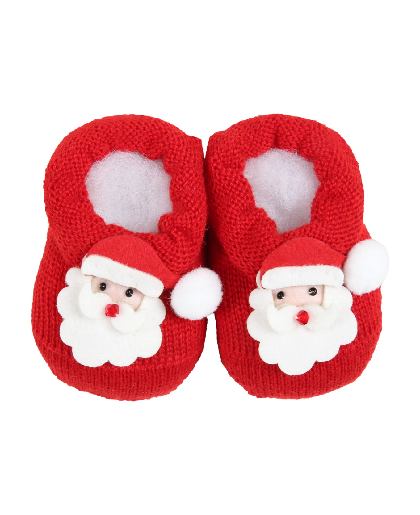 Story Loris Red Set For Babykids With Santa Claus - Red ボディスーツ＆セットアップ