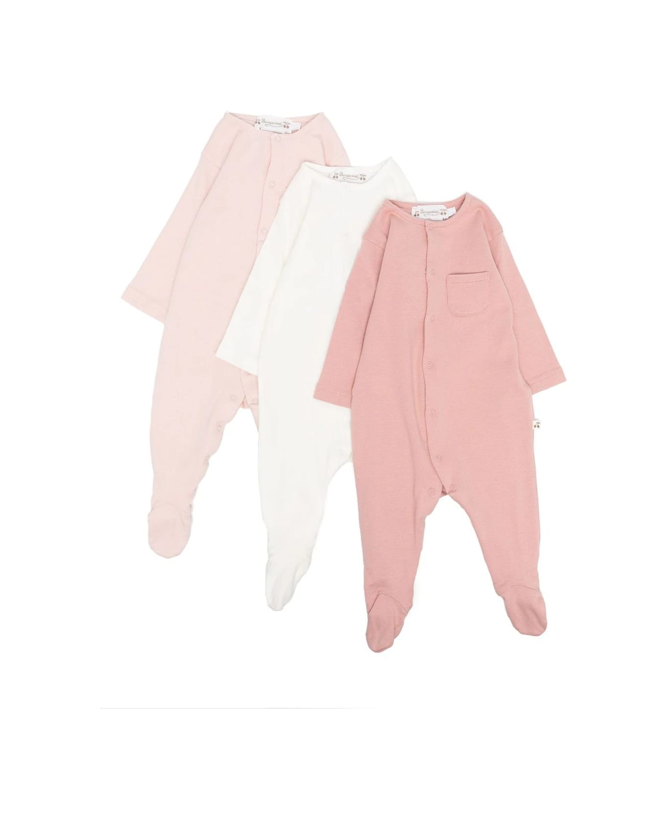 Bonpoint Cosima Pajamas Set In Faded Pink - Pink ボディスーツ＆セットアップ