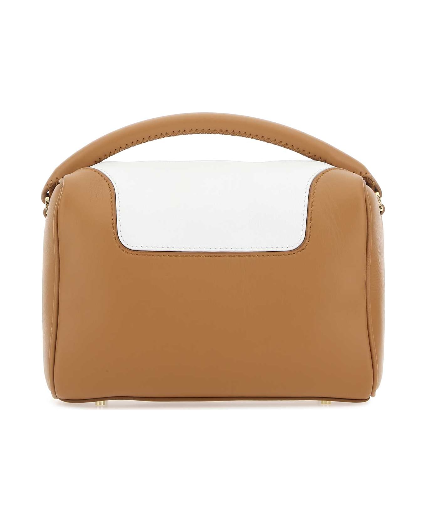 Elleme Two-tone Leather Treasure Handbag - TOFWHI