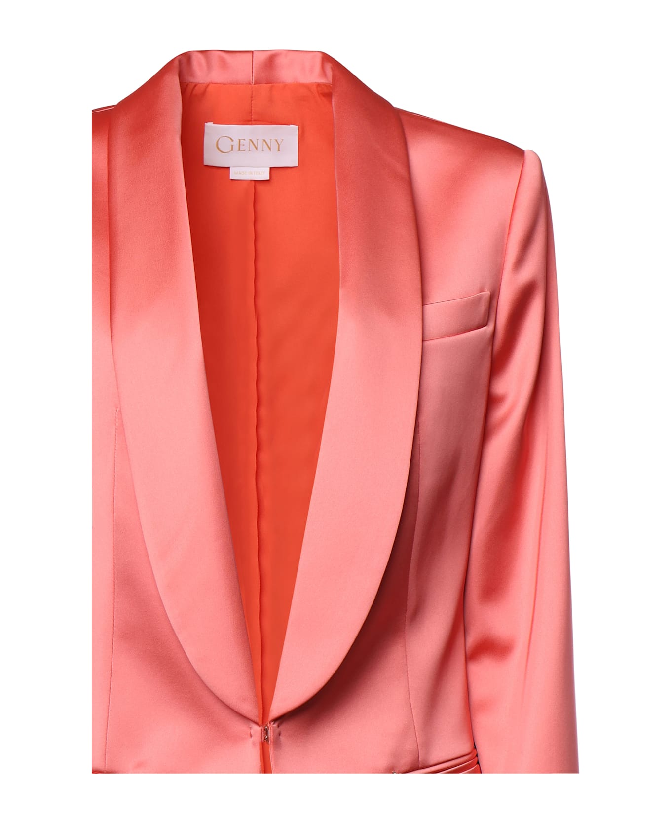 Genny Dinner Jacket Collar Blazer - Pink