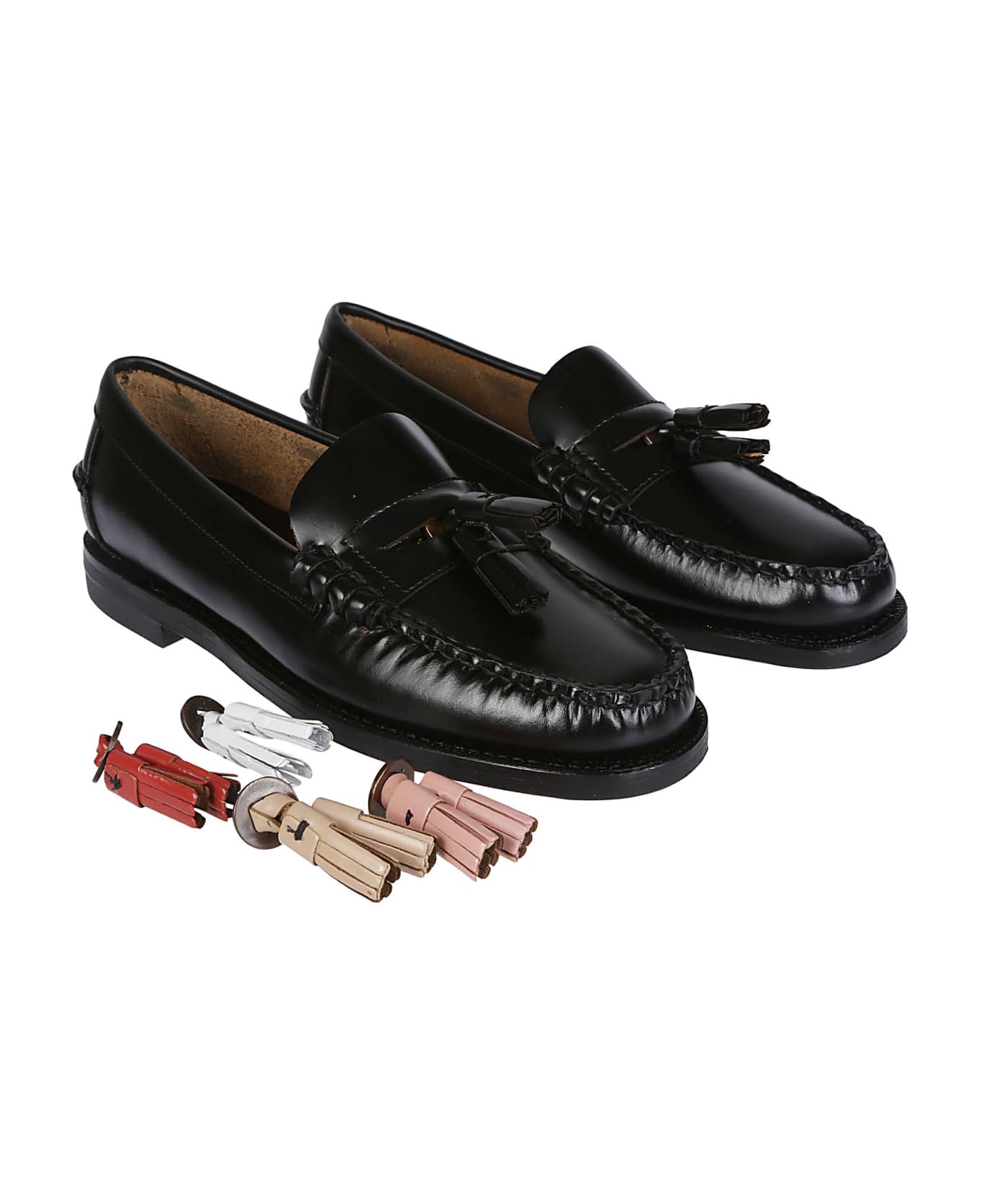 Sebago Classic Dan Multi Tassel Loafers - Black Multicolor
