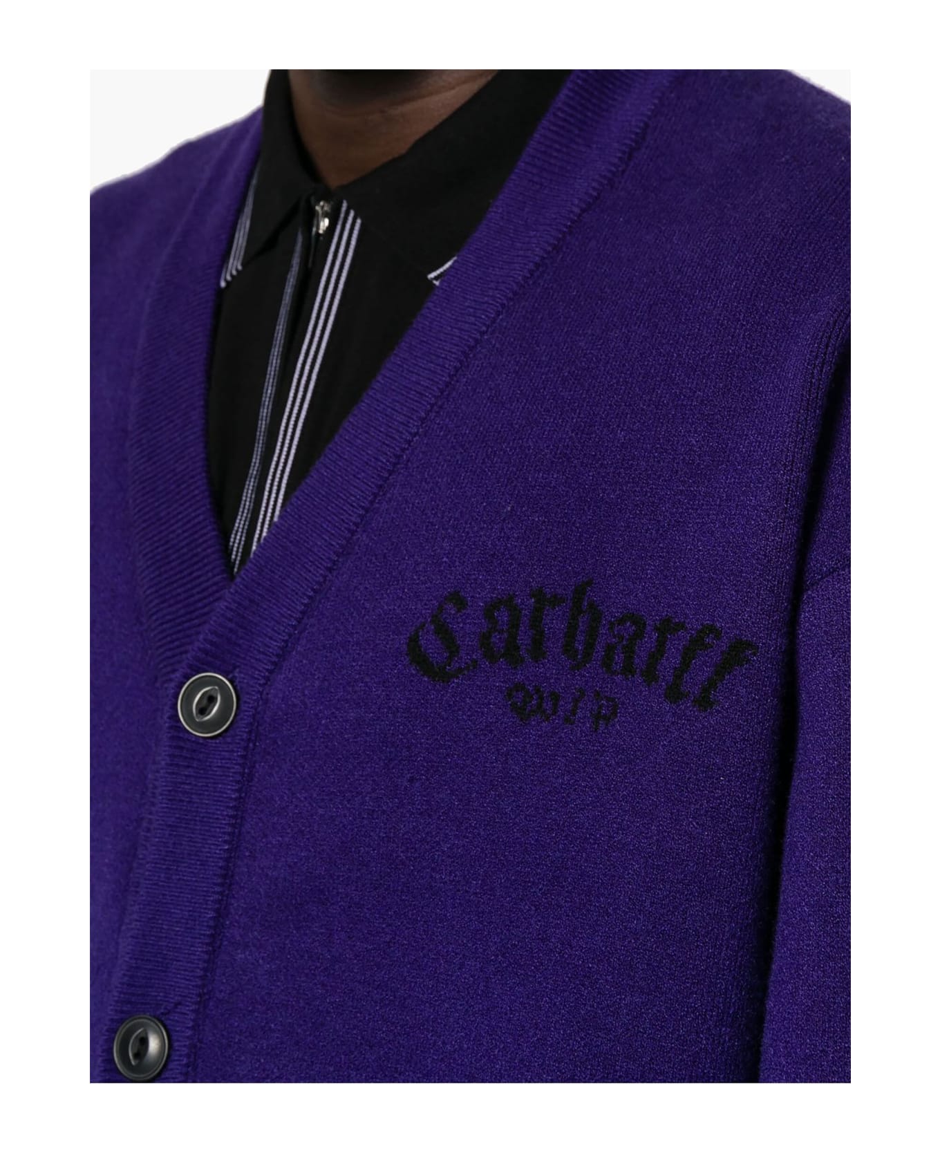 Carhartt Purple Onyx Knit Cardigan - Viola