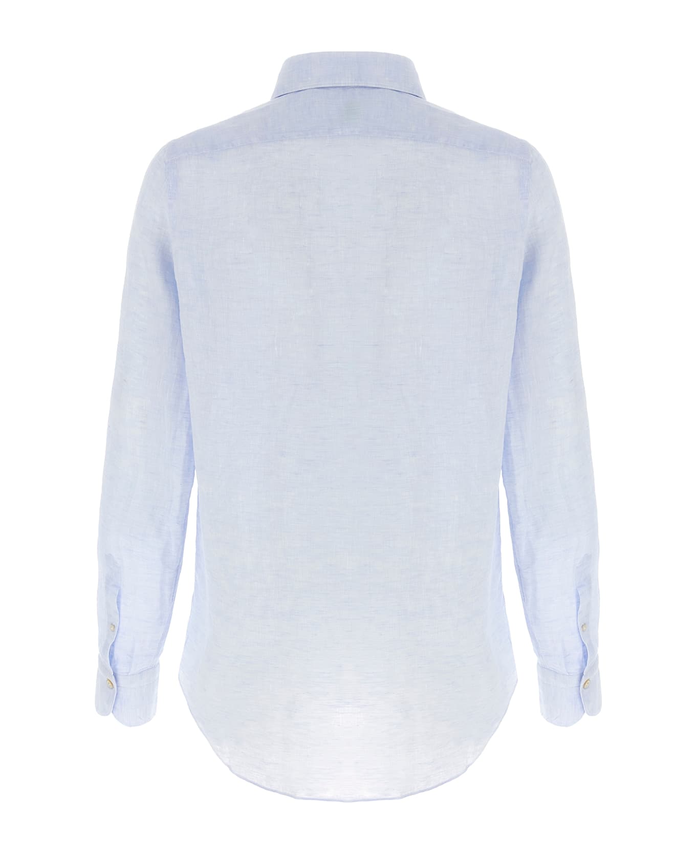 Finamore 'gaeta' Shirt - Light Blue