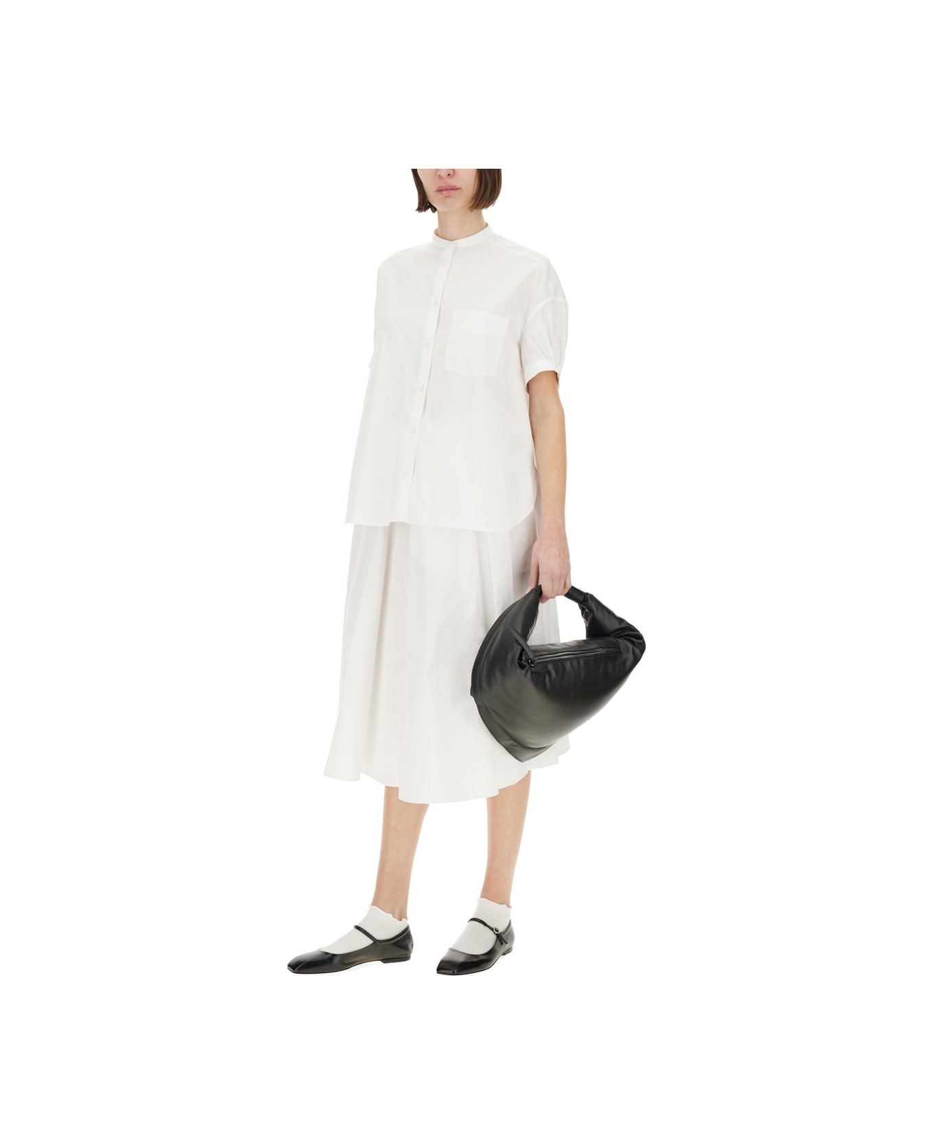 Aspesi Cotton Skirt - WHITE